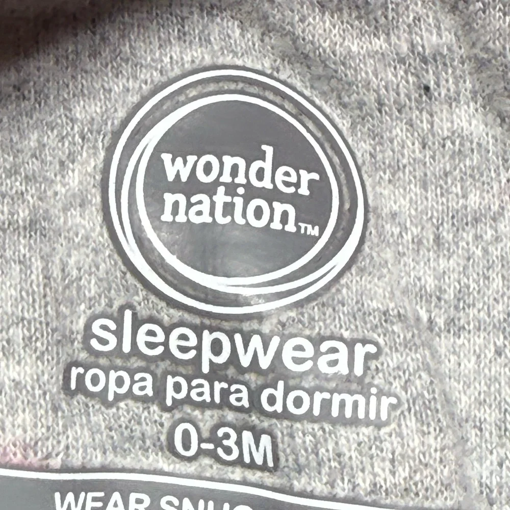 Wonder Nation | Baby Girl Llama Footie Pajamas | 0-3M